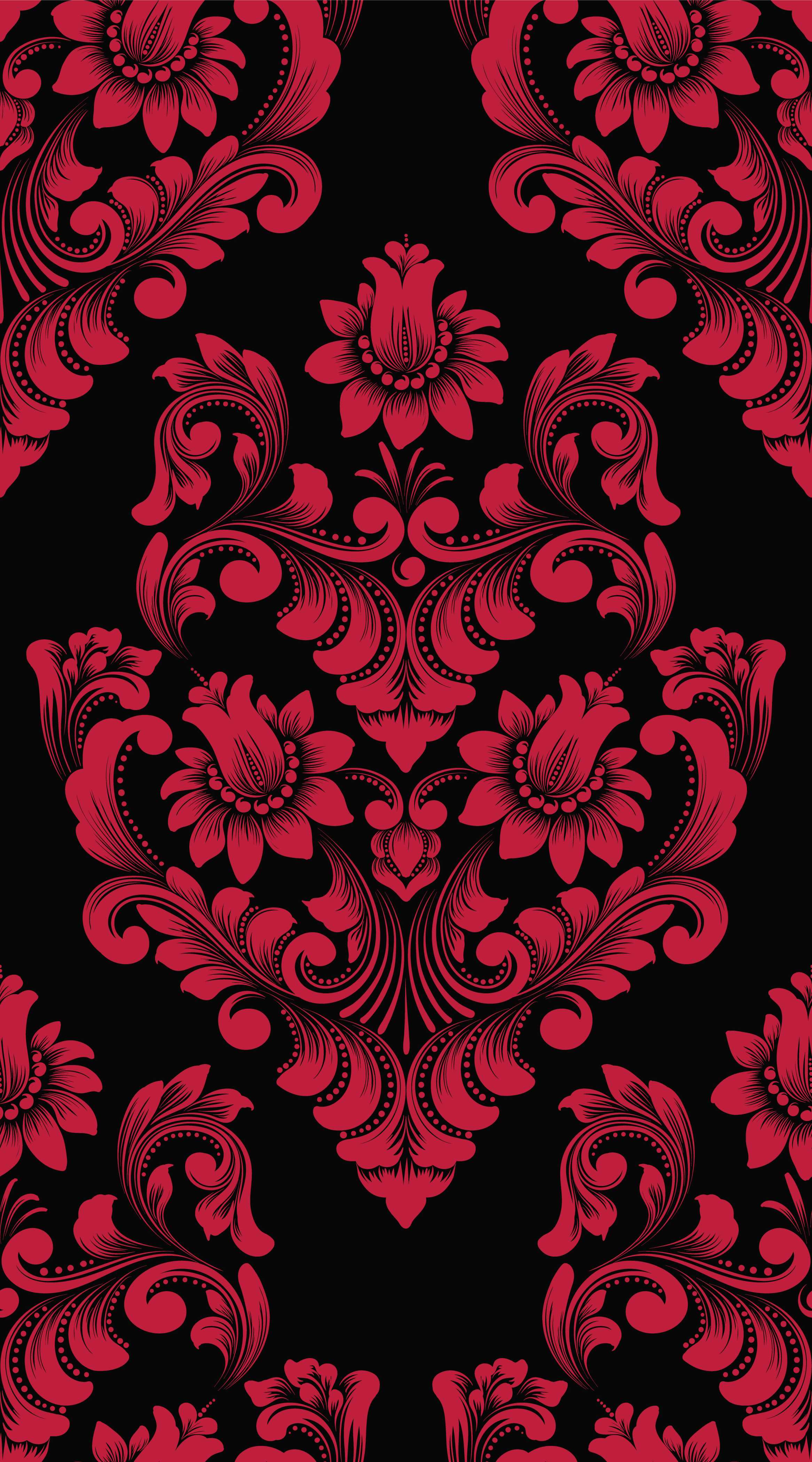 Crimson Brocade