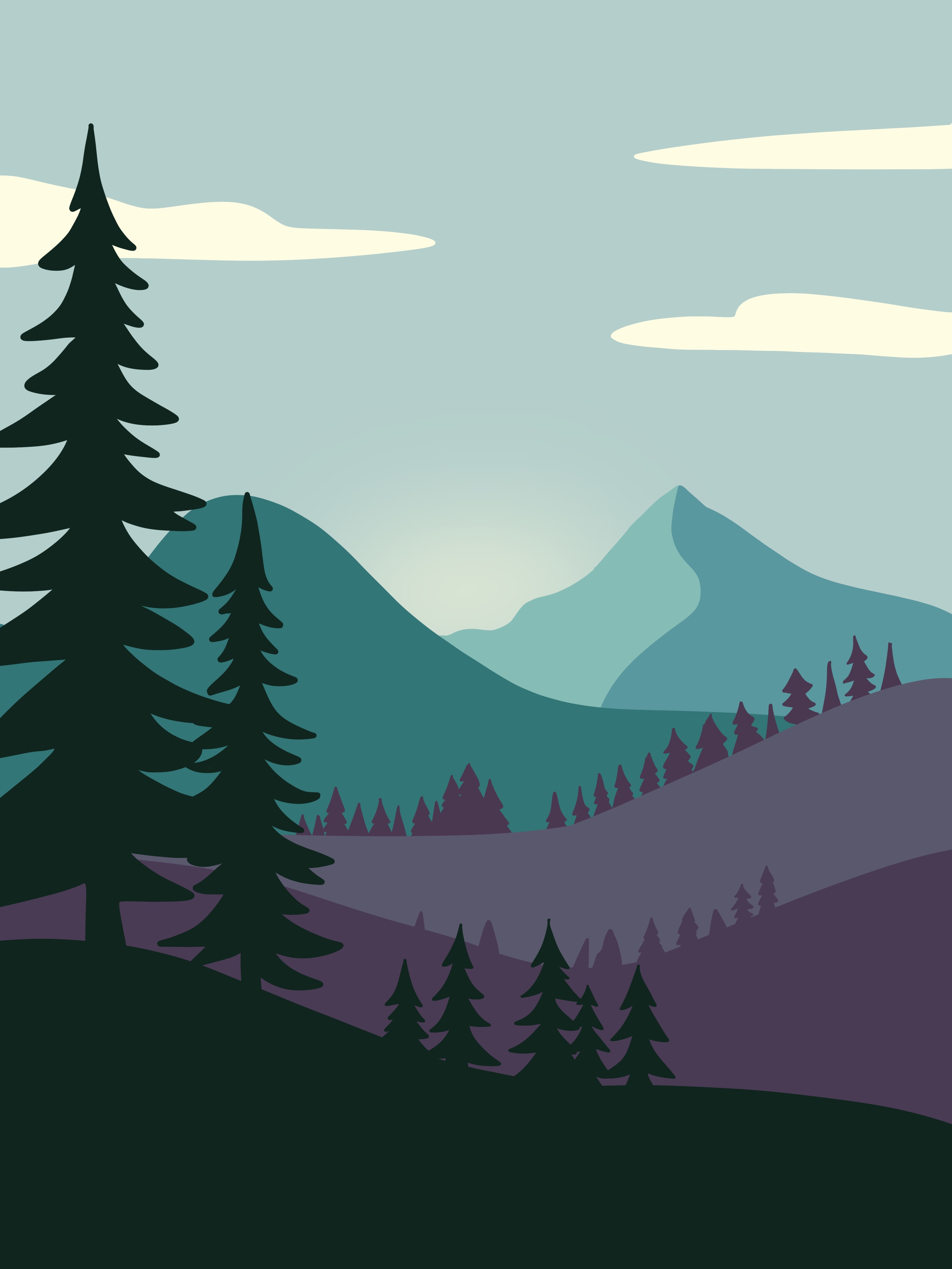 Twilight Pines
