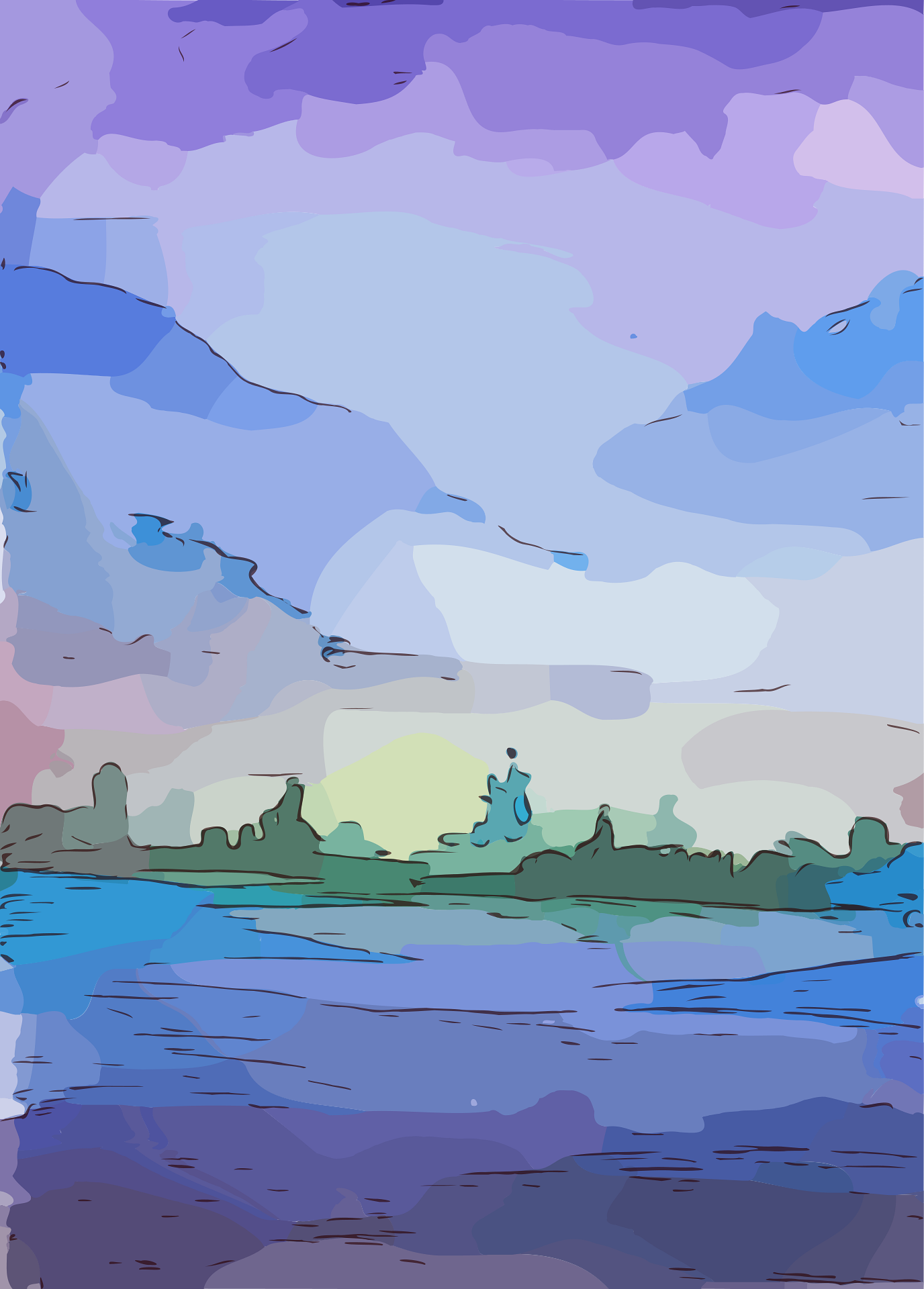 Pastel Shoreline